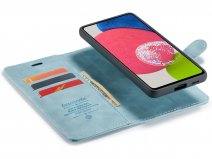 CaseMania 2in1 Magnetic Bookcase Aqua - Samsung Galaxy A52/A52s Hoesje
