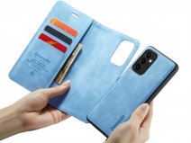 CaseMania 2in1 Magnetic Bookcase Lichtblauw - Samsung Galaxy A52/A52s Hoesje