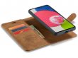 CaseMe 2in1 Magnetic Bookcase Bruin - Samsung Galaxy A53 Hoesje