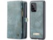 CaseMe 2in1 Wallet Ritsvak Case Blauw - Samsung Galaxy A53 Hoesje