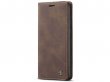 CaseMe Vintage BookCase Bruin - Samsung Galaxy A53 hoesje