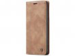 CaseMe Vintage BookCase Tan - Samsung Galaxy A53 hoesje