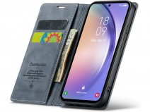 CaseMania Vintage Slim Bookcase Grijs - Samsung Galaxy A53 hoesje