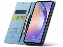 CaseMania Vintage Slim Bookcase Lichtblauw - Samsung Galaxy A53 hoesje