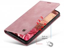 CaseMania Vintage Slim Bookcase Roze - Samsung Galaxy A53 hoesje