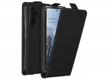 Accezz Flip Case Zwart - Samsung Galaxy A54 hoesje