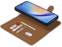 CaseMania 2in1 Magnetic Bookcase Cognac - Samsung Galaxy A54 Hoesje