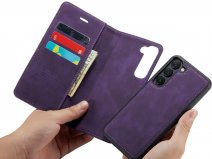 CaseMania 2in1 Magnetic Bookcase Paars - Samsung Galaxy A54 Hoesje