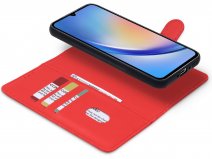 CaseMania 2in1 Magnetic Bookcase Rood - Samsung Galaxy A54 Hoesje