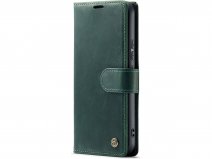 CaseMania Vintage Leather Case Groen - Samsung Galaxy A54 hoesje