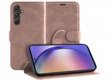 Just in Case Premium Wallet Folio Roze - Samsung Galaxy A55 hoesje