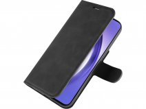 Just in Case Premium Wallet Folio Zwart - Samsung Galaxy A55 hoesje