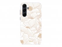 MIO White Roses Magsafe Case - Samsung Galaxy A55 Hoesje