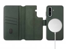 Accezz Leather 2in1 Bookcase MagSafe Groen - Samsung Galaxy A56 Hoesje Leer