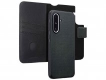 Accezz Leather 2in1 Bookcase MagSafe Zwart - Samsung Galaxy A56 Hoesje Leer