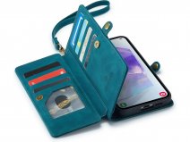 CaseMania 2in1 Wallet Ritsvak Case Groen - Samsung Galaxy A56 Hoesje