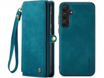 CaseMania 2in1 Wallet Ritsvak Case Groen - Samsung Galaxy A56 Hoesje