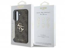Guess Big 4G Monogram Case Bruin - Samsung Galaxy A56 hoesje