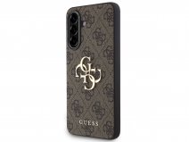 Guess Big 4G Monogram Case Bruin - Samsung Galaxy A56 hoesje