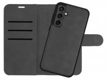 Just in Case Magnetic 2-in-1 Wallet Folio Zwart - Samsung Galaxy A36/A56 hoesje