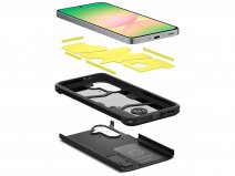 Spigen Tough Armor Case Zwart - Samsung Galaxy A56 Hoesje