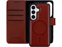 CaseMania 2in1 Leather Bookcase Cognac - Samsung Galaxy A57 Hoesje Leer