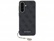 Guess Monogram Charm Case Grijs - Samsung Galaxy A57 hoesje