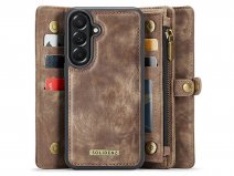 Solidenz 2in1 Wallet Ritsvak Case Bruin - Samsung Galaxy A57 Hoesje