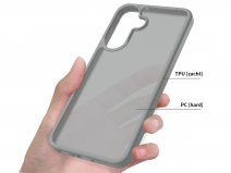 Solidenz Frosted Hybrid Case Grijs - Samsung Galaxy A57 hoesje