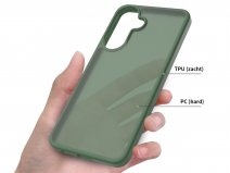 Solidenz Frosted Hybrid Case Groen - Samsung Galaxy A57 hoesje