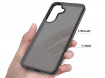 Solidenz Frosted Hybrid Case Zwart - Samsung Galaxy A57 hoesje