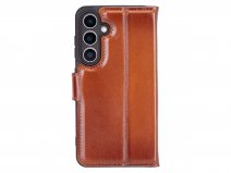 Solidenz Top Grain Leather Wallet Cognac - Samsung Galaxy A57 Hoesje Leer