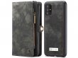 CaseMe 2in1 Wallet Ritsvak Case Zwart - Samsung Galaxy A71 Hoesje