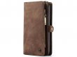 CaseMe 2in1 Wallet Ritsvak Case Bruin - Samsung Galaxy A72 Hoesje