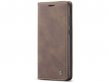 CaseMe Vintage BookCase Bruin - Samsung Galaxy A73 hoesje