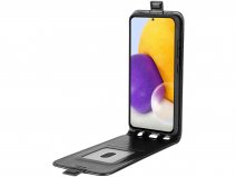 Just in Case Flip Case Zwart - Samsung Galaxy A73 hoesje