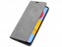 Just in Case Slim Wallet Case Grijs - Samsung Galaxy M13 hoesje