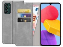 Just in Case Slim Wallet Case Grijs - Samsung Galaxy M13 hoesje