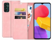 Just in Case Slim Wallet Case Roze - Samsung Galaxy M13 hoesje