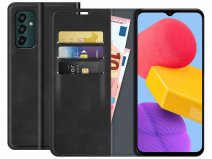 Just in Case Slim Wallet Case Zwart - Samsung Galaxy M13 hoesje