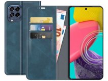 Just in Case Slim Wallet Case Blauw - Samsung Galaxy M53 hoesje