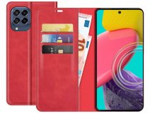 Just in Case Slim Wallet Case Rood - Samsung Galaxy M53 hoesje