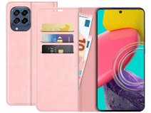 Just in Case Slim Wallet Case Roze - Samsung Galaxy M53 hoesje