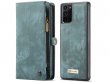 CaseMe 2in1 Wallet Ritsvak Case Blauw - Samsung Galaxy Note 20 Hoesje