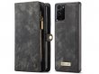 CaseMe 2in1 Wallet Ritsvak Case Zwart - Samsung Galaxy Note 20 Hoesje