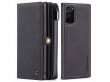 CaseMe 2in1 Multi Wallet Case Zwart - Samsung Galaxy Note 20 Hoesje