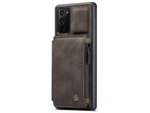 CaseMe Backcase Wallet Bruin - Samsung Galaxy Note 20 hoesje