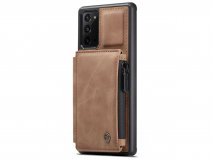 CaseMe Backcase Wallet Tan - Samsung Galaxy Note 20 hoesje