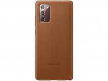 Samsung Galaxy Note 20 Leather Cover Hoesje Cognac (EF-VN980LA)