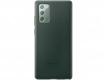 Samsung Galaxy Note 20 Leather Cover Hoesje Groen (EF-VN980LG)
